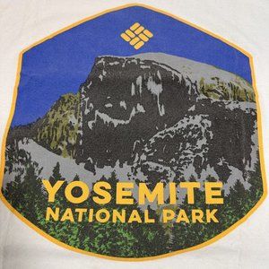 Columbia Sportswear Co Yosemite National Park TShirt Mens 2XL White Graphic Tee
